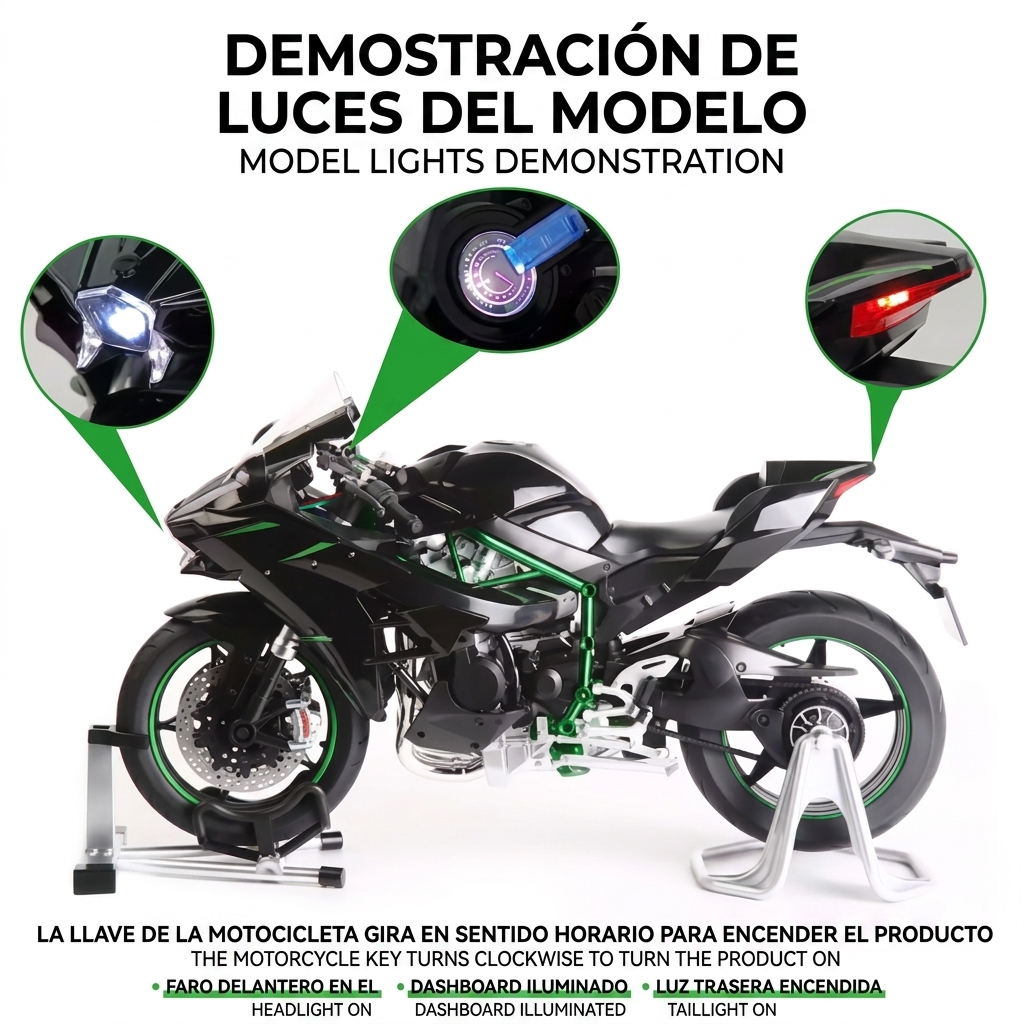 Kawasaki Ninja H2R 1:6