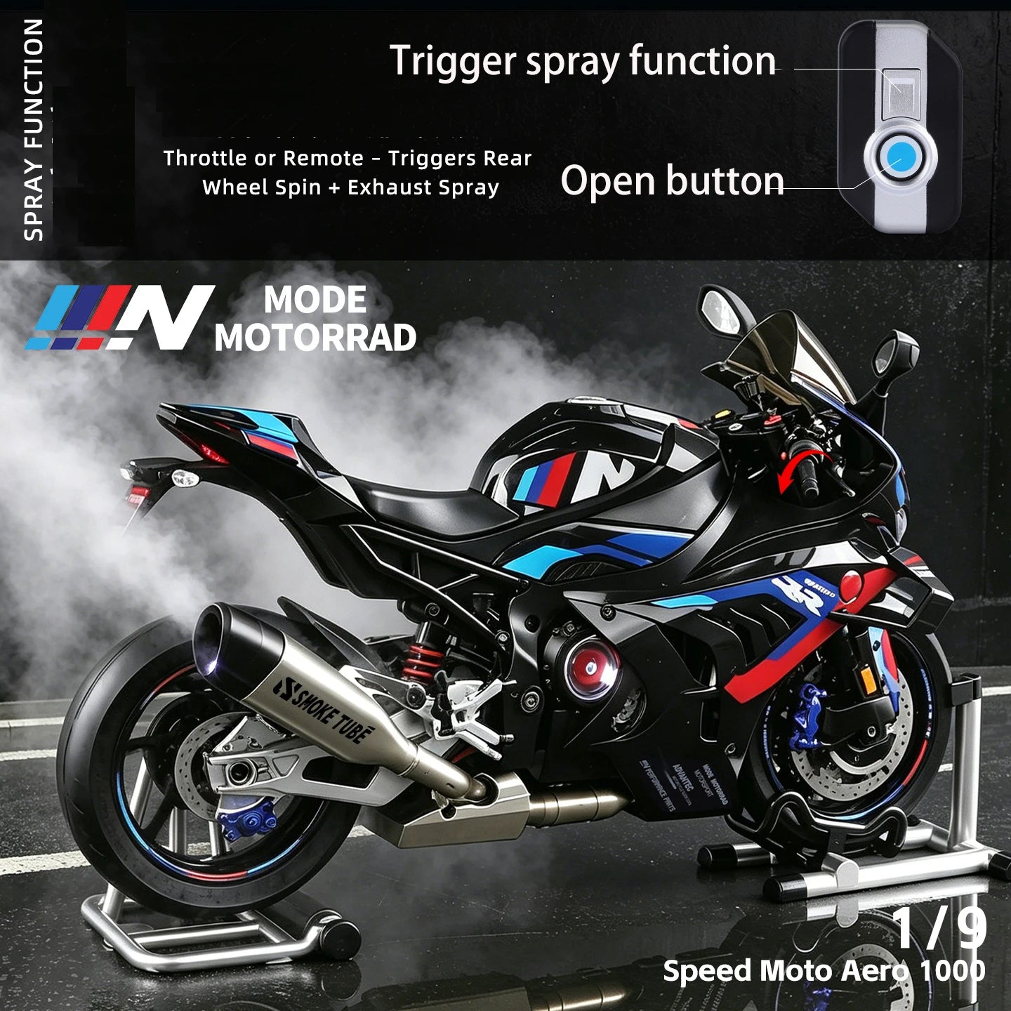 BMW S1000RR 1:9 (Edición humo)