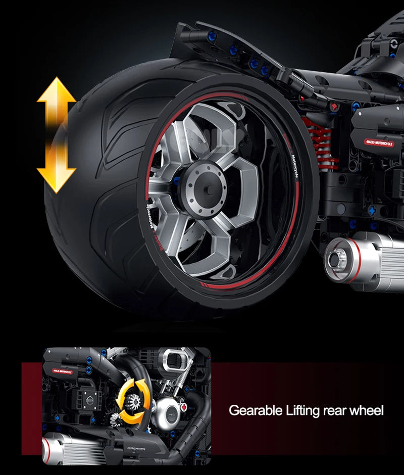 Harley Davidson 1:5 Building Lego