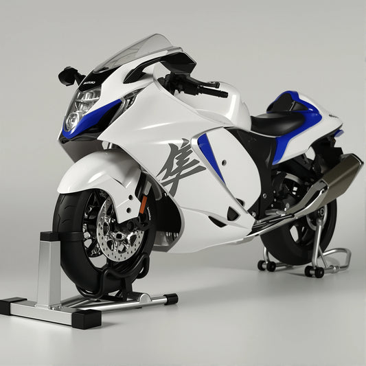 SUZUKI HAYABUSA GSX-1300R 1:6 (BLANCO)