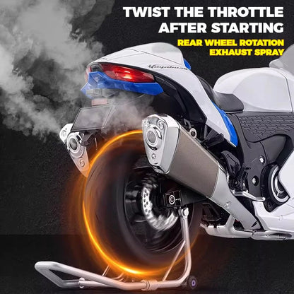 SUZUKI HAYABUSA GSX-1300R 1:6 (BLANCO)