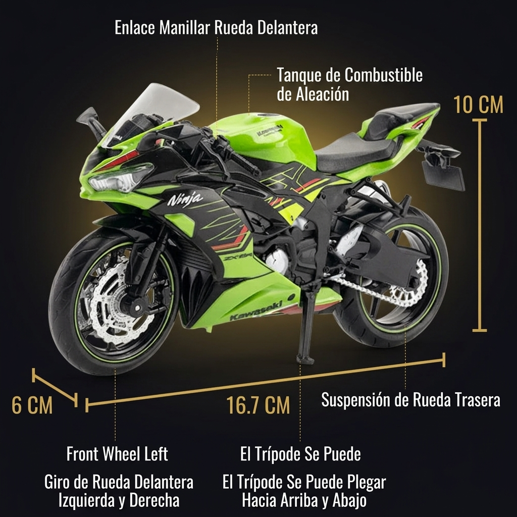 1:12 Kawasaki NIJIA ZX-6R